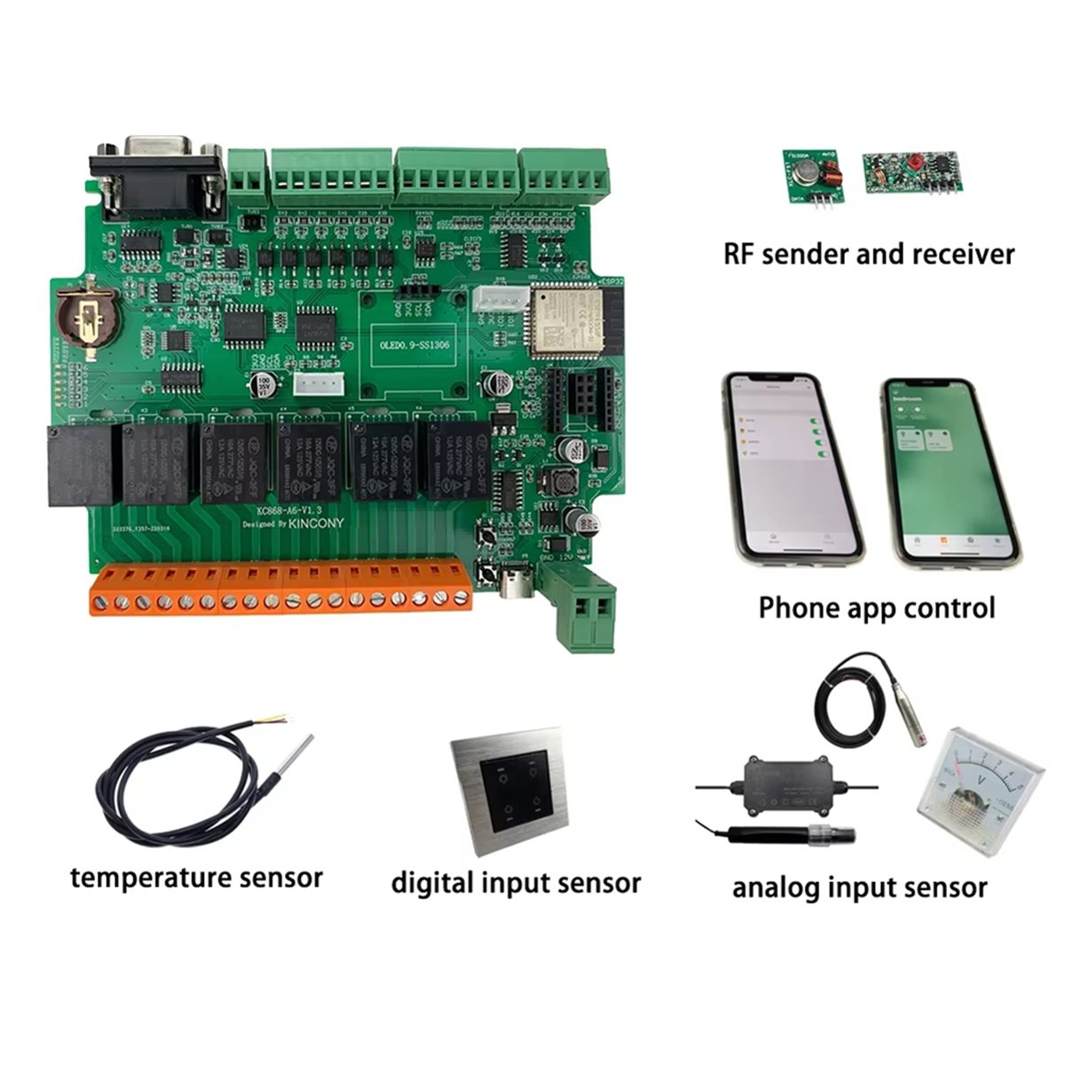 Smart Home Mqtt - KC868-A6 ontwikkelbord MQTT Web HTTP ESPhome
