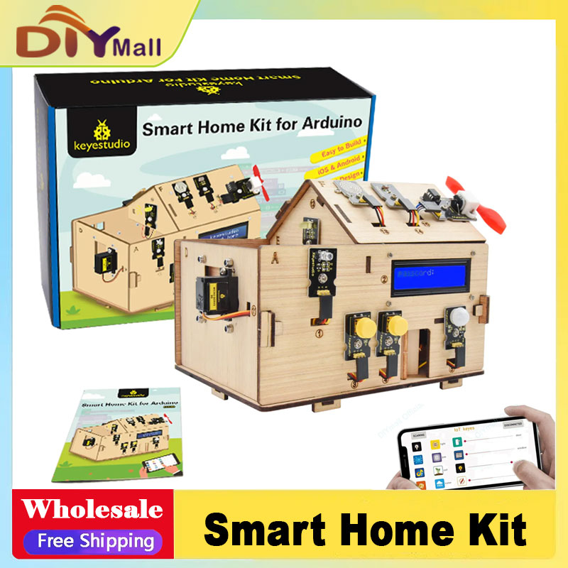 Smart Home Iot - Keyestudio Smart IoT Home Kit met