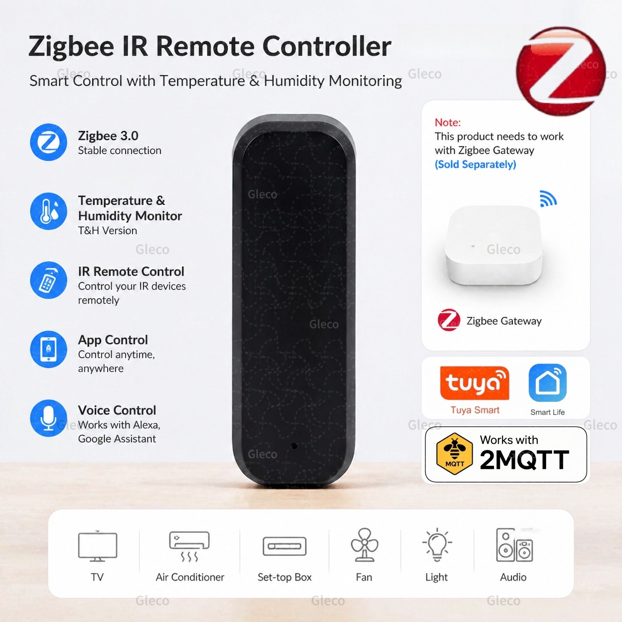 Smart Ir Remote Controller - Zigbee Smart IR-afstandsbediening Infrarood Universele Smart