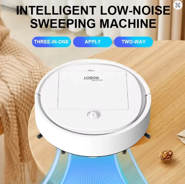 Smart Home Robot - Slimme draadloze robotstofzuiger 1500Pa 3-in-1 dweilen,
