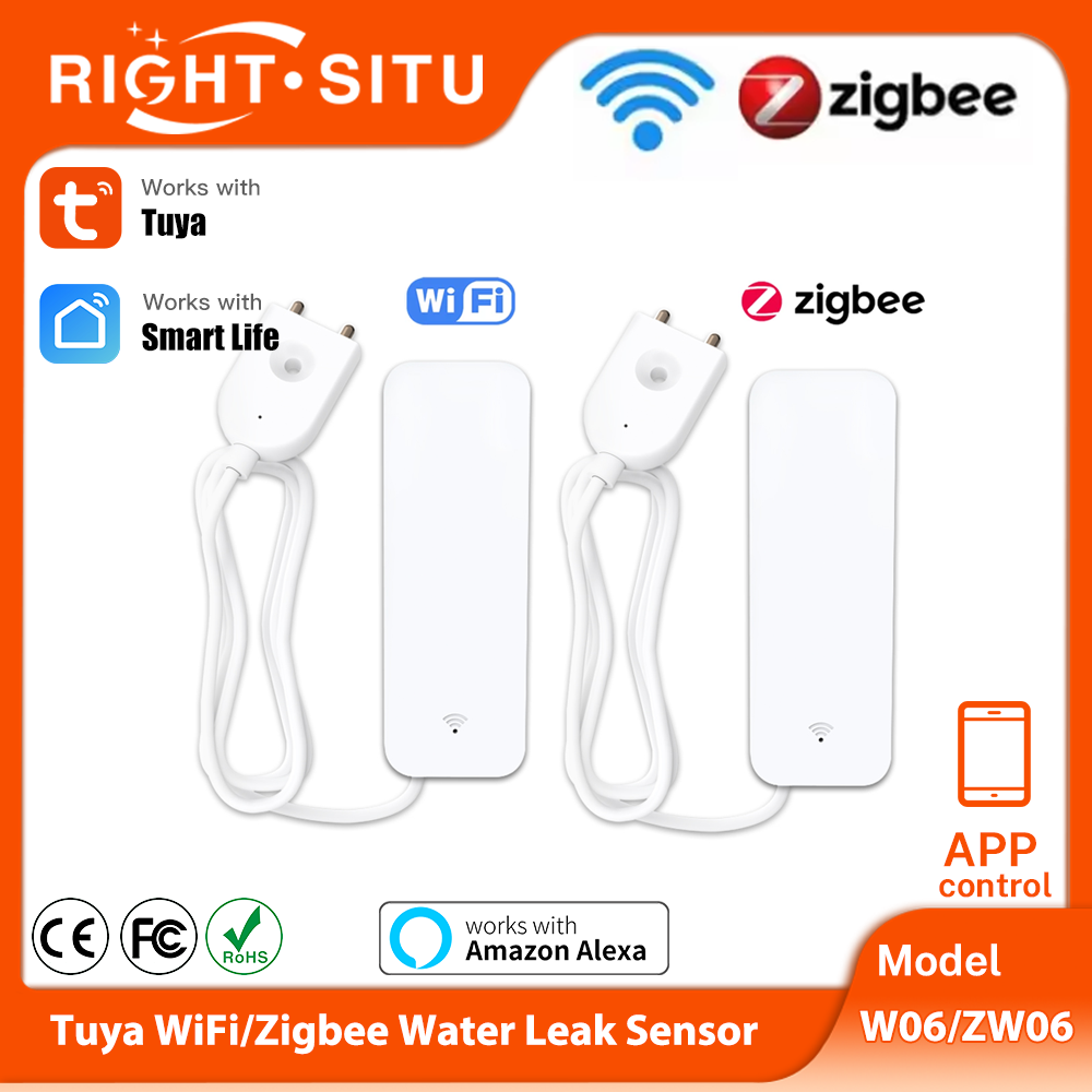 Wifi Water Sensor - Tuya WiFi Zigbee Watersensor Slimme lekdetector