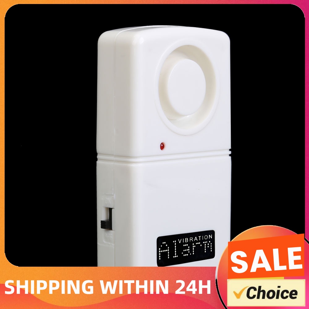 Wireless Door Sensor - Trillingsalarm 120db Anti-diefstalalarm Wit Luid Deur-