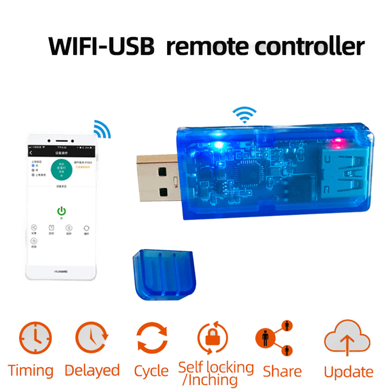Smart Home Arduino - Sinilink WIFI-USB Mobiele Telefoon Afstandsbediening 3.5-20V