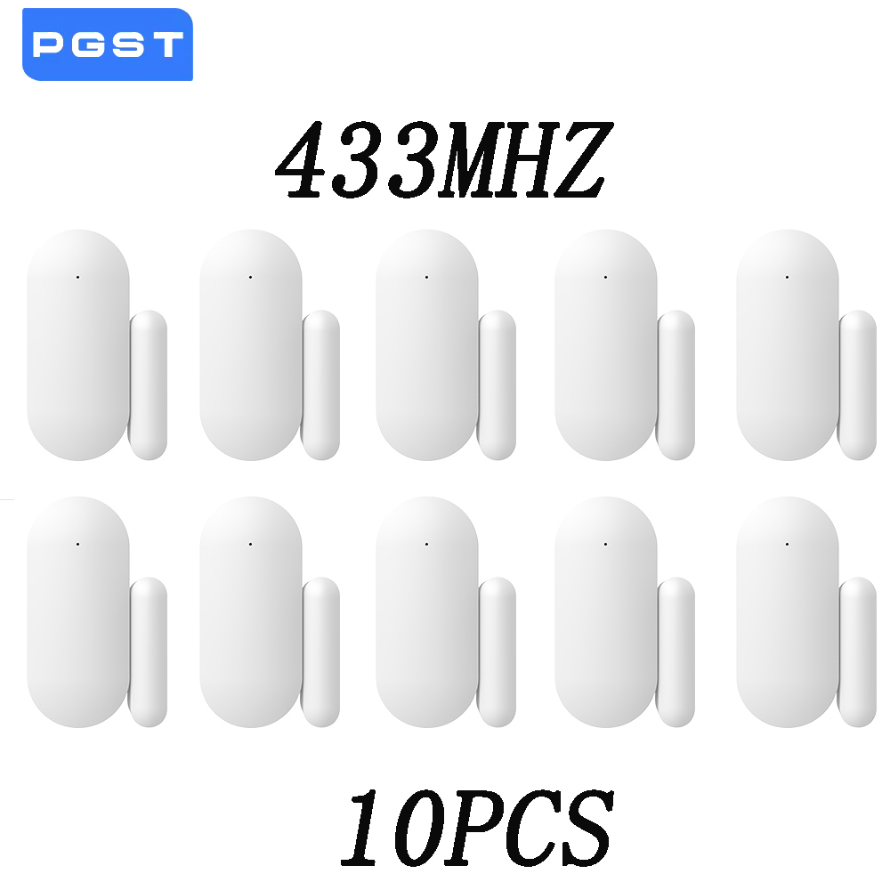 Wireless Door Sensor - 10PCS 433MHz Draadloze Deur Sensor Smart