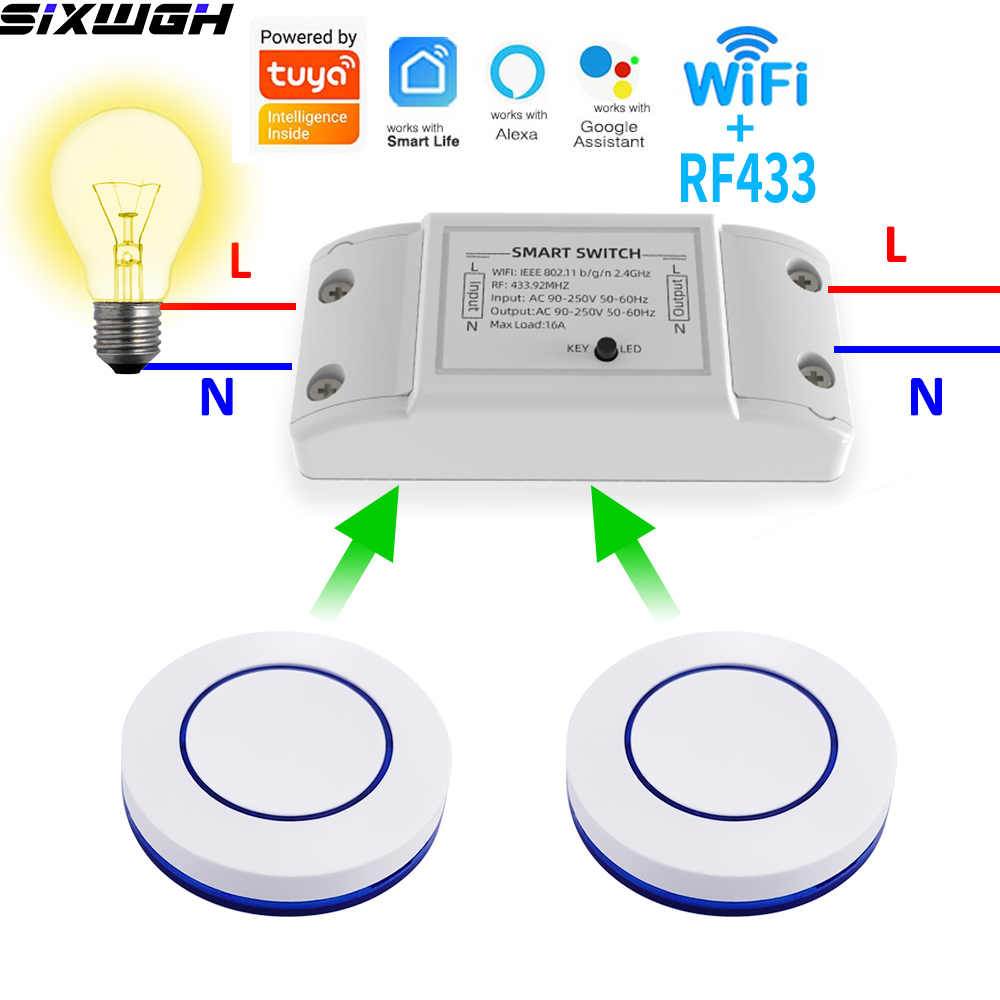 Smart Ir Remote Controller - 16A WiFi Tuya Smart Switch Draadloze