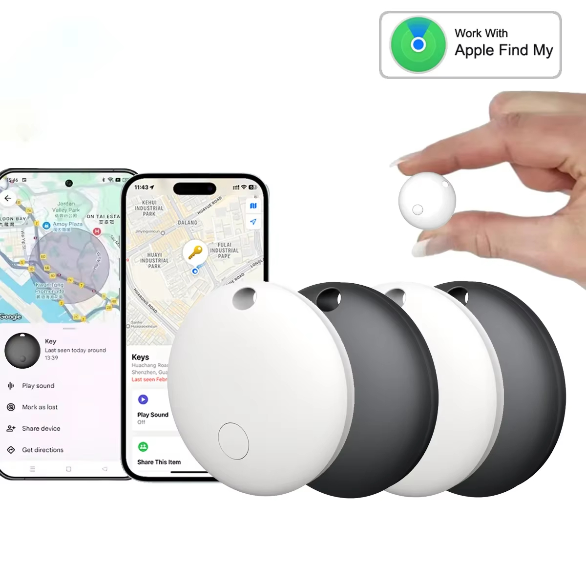 Smart Home Iot - Kleine GPS-tracker voor Apple iOS-systemen, met