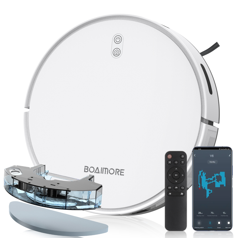 Smart Home Robot - Robot Stofzuiger Combo Mop Met 6500PA