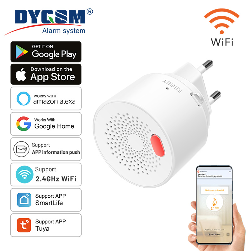 Smart Home Outdoor - Tuya Smart Home Wifi Aardgas Sensor