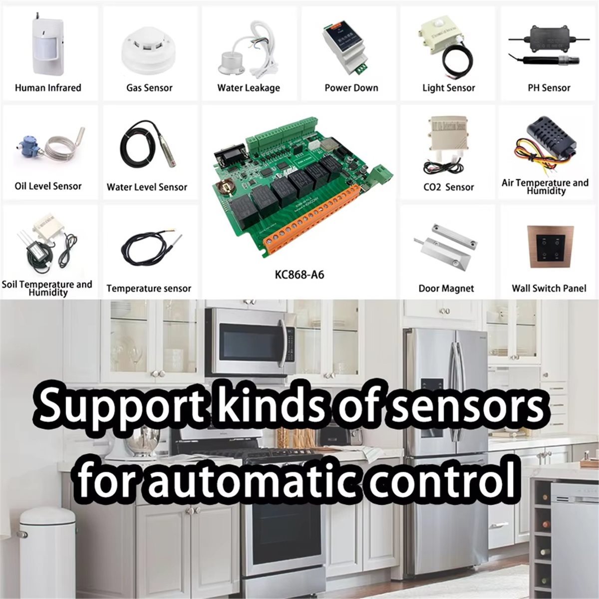 KC868-A6 ontwikkelbord MQTT We - Smart Home Mqtt recensie en prijs