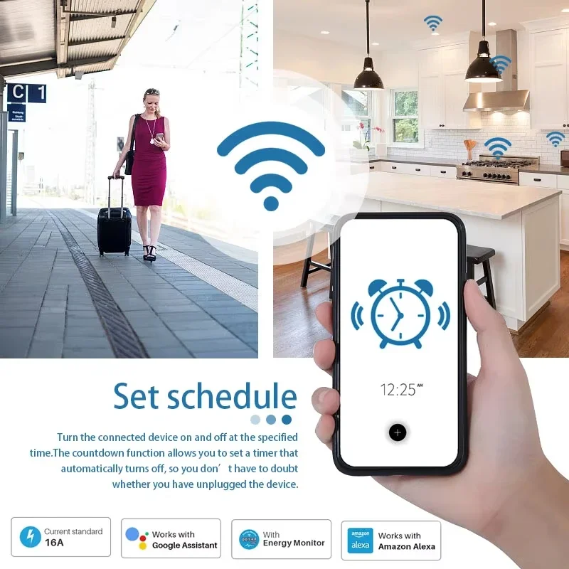 WiFi of Zigbee 3.0 EU Smart Pl - Smart Home Or Smart Home recensie en prijs