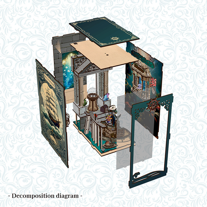 3D Houten DIY Boekensteunpuzze - Smart Home Furniture recensie en prijs
