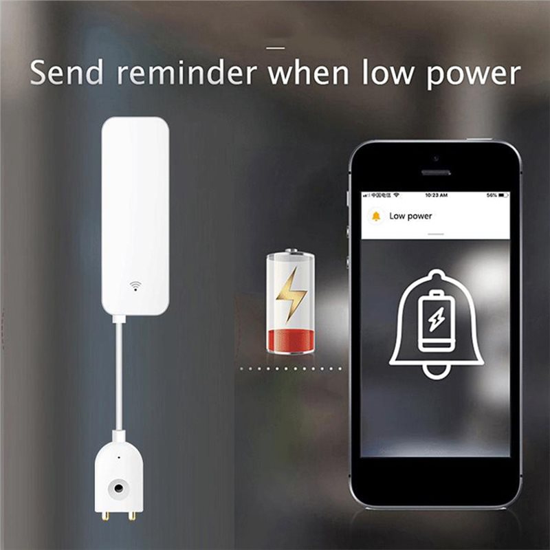 DTEN-Tuya WIFI slimme waterlek - Wifi Water Leak Detector recensie en prijs