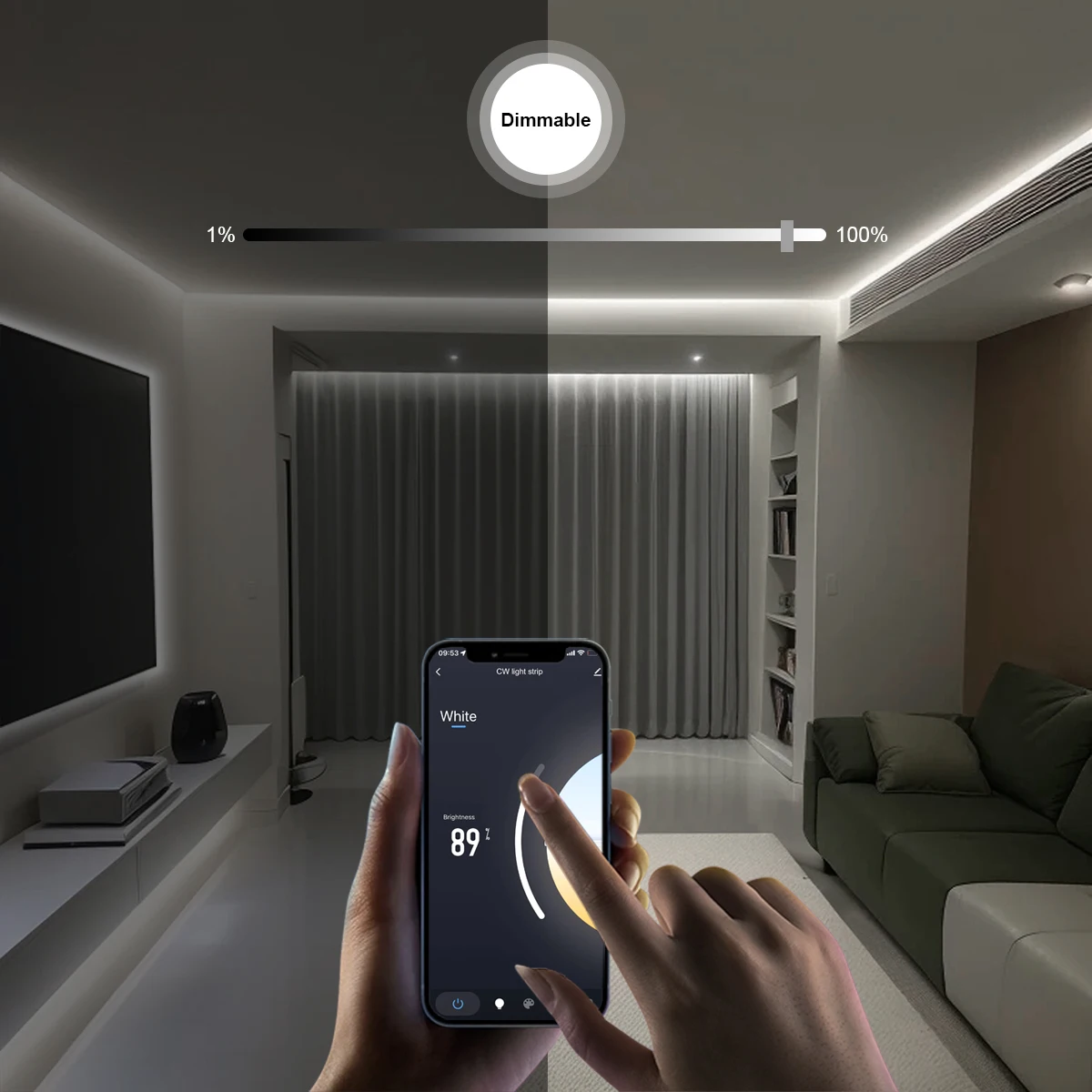Zigbee 3.0 CCT 2700K-6500K Dim - Smart Home Iot recensie en prijs