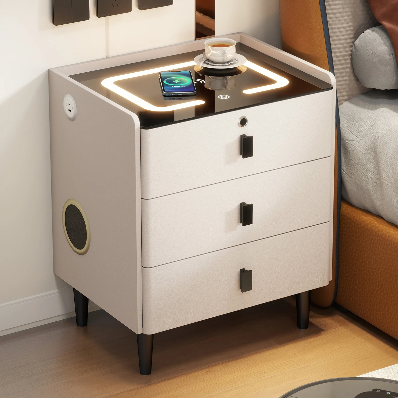 Modern zwart draadloos oplaadb - Smart Home Or Smart Home recensie en prijs
