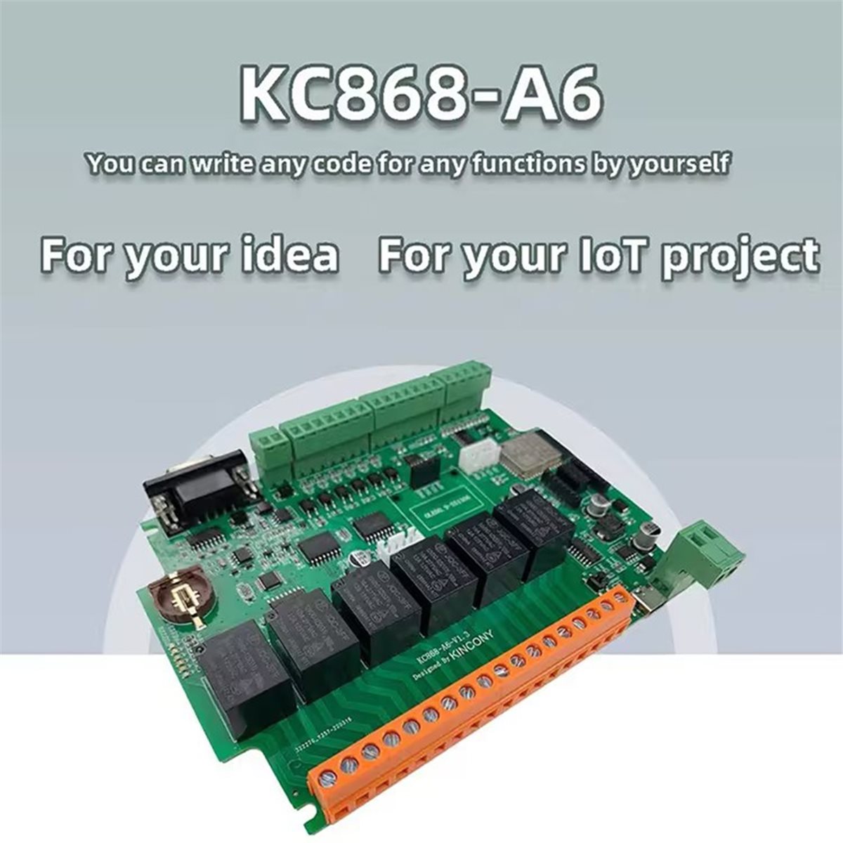 KC868-A6 ontwikkelbord MQTT We - Smart Home Mqtt recensie en prijs