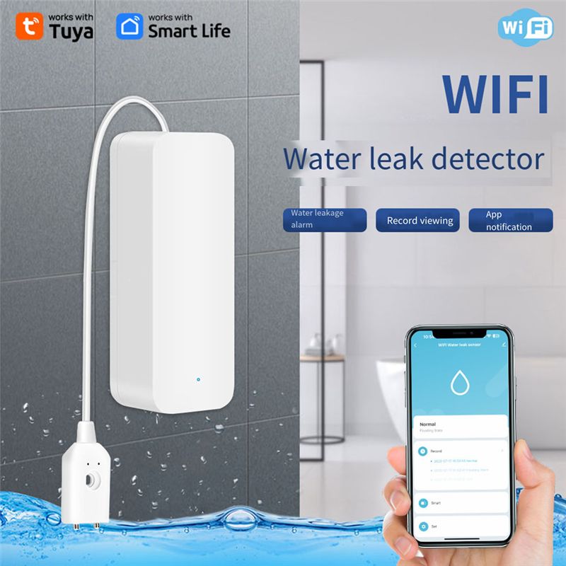 Tuya Wifi Lekkage Alarm Waterl - Wifi Water Leak Detector recensie en prijs