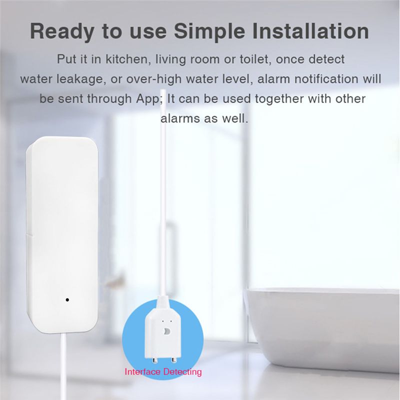 Tuya Wifi Lekkage Alarm Waterl - Wifi Water Leak Detector recensie en prijs
