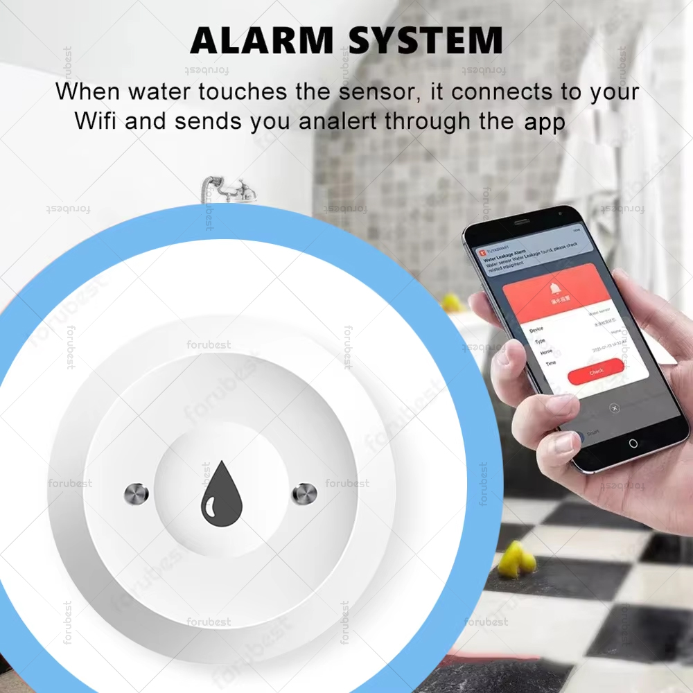 Smart Zigbee Waterlekkage Sens - Wifi Water Leak Detector recensie en prijs