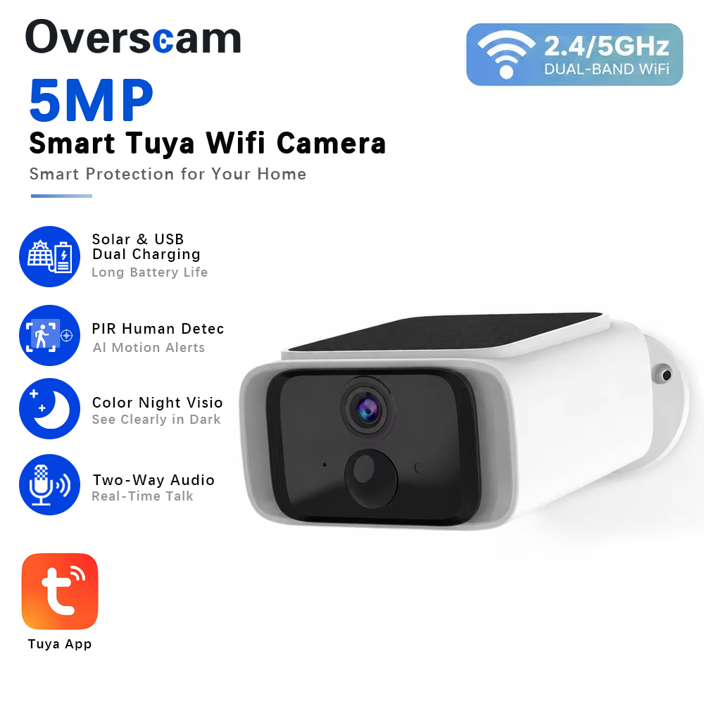 Tuya 5MP Solar Beveiligingscam - Smart Home Outdoor Camera recensie en prijs