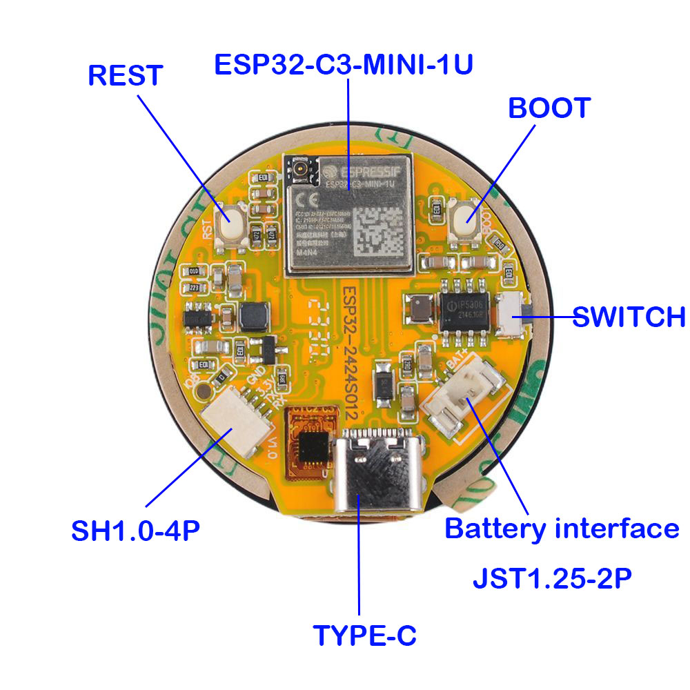 1.28 Inch ESP32 Display ESP32- - Smart Home Arduino recensie en prijs