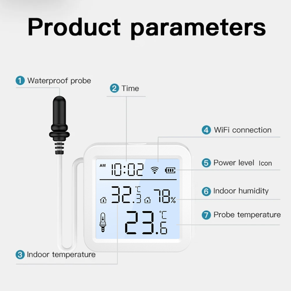 WiFi-vochtigheidstemperatuurse - Smart Home Outdoor recensie en prijs
