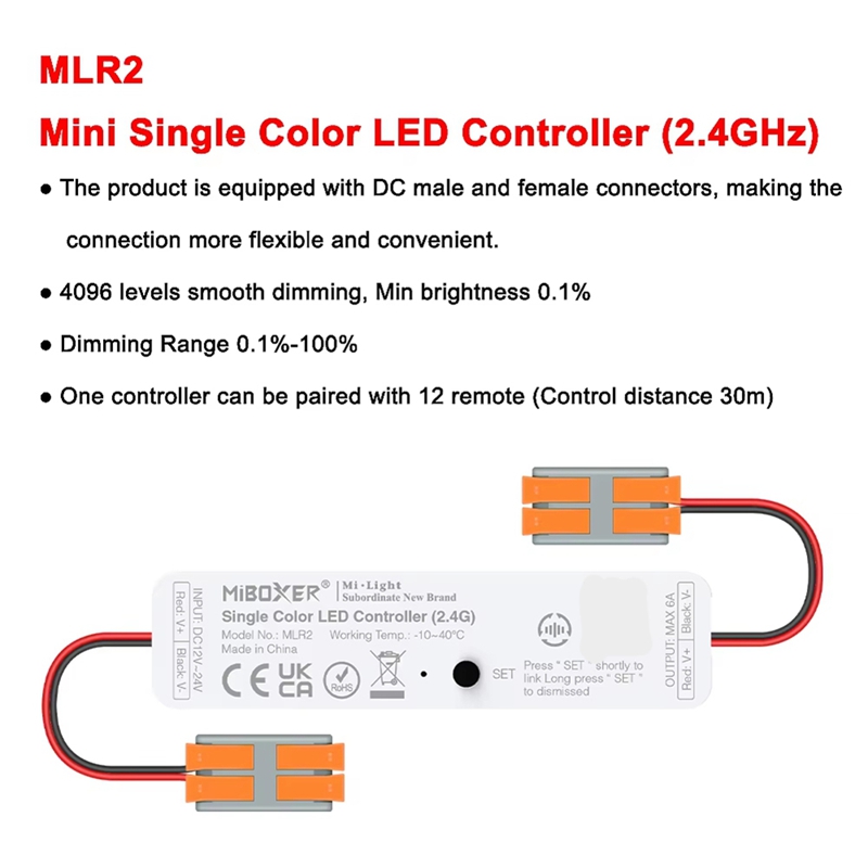 Miboxer MLR2 DC12-24V Mini 2,4 - Smart Ir Remote Controller recensie en prijs